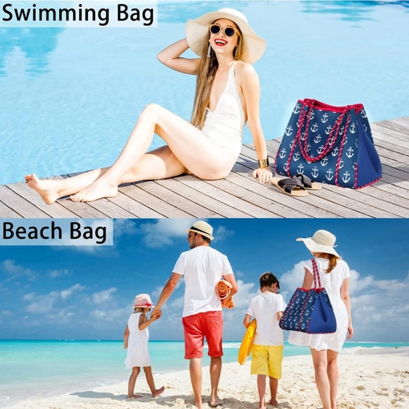 Neoprene large beach bag - Picture 5 of 7